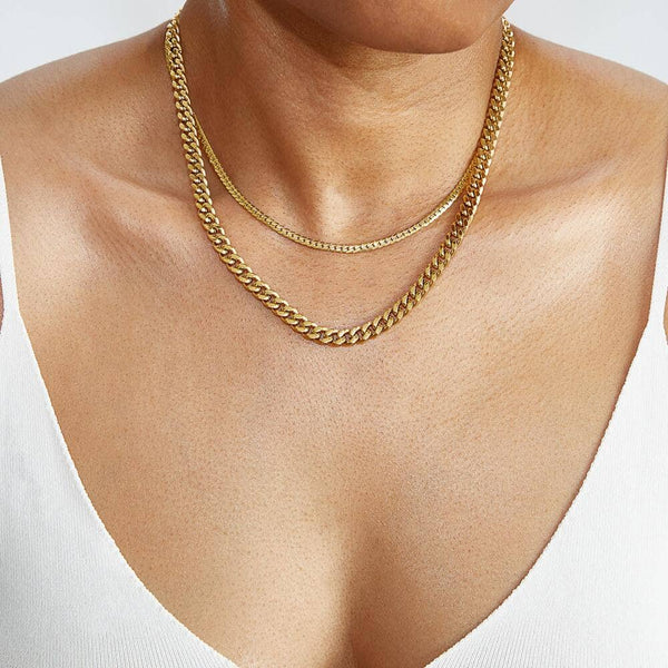 Thick Curb Chain Link Necklace - Proper