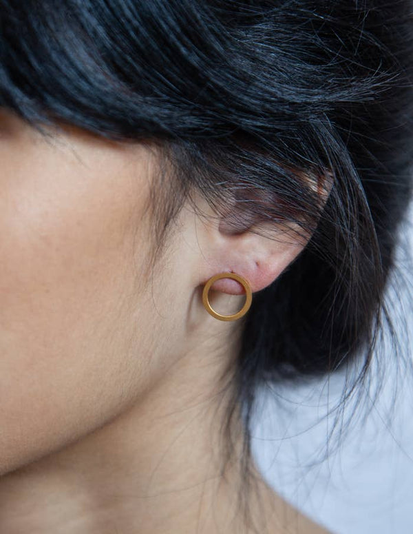 Gold Circle Stud - Proper