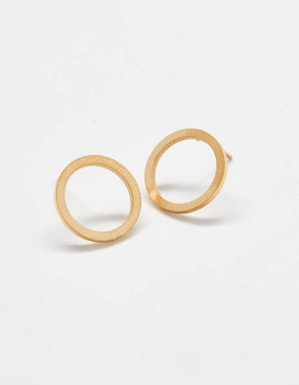 Gold Circle Stud - Proper