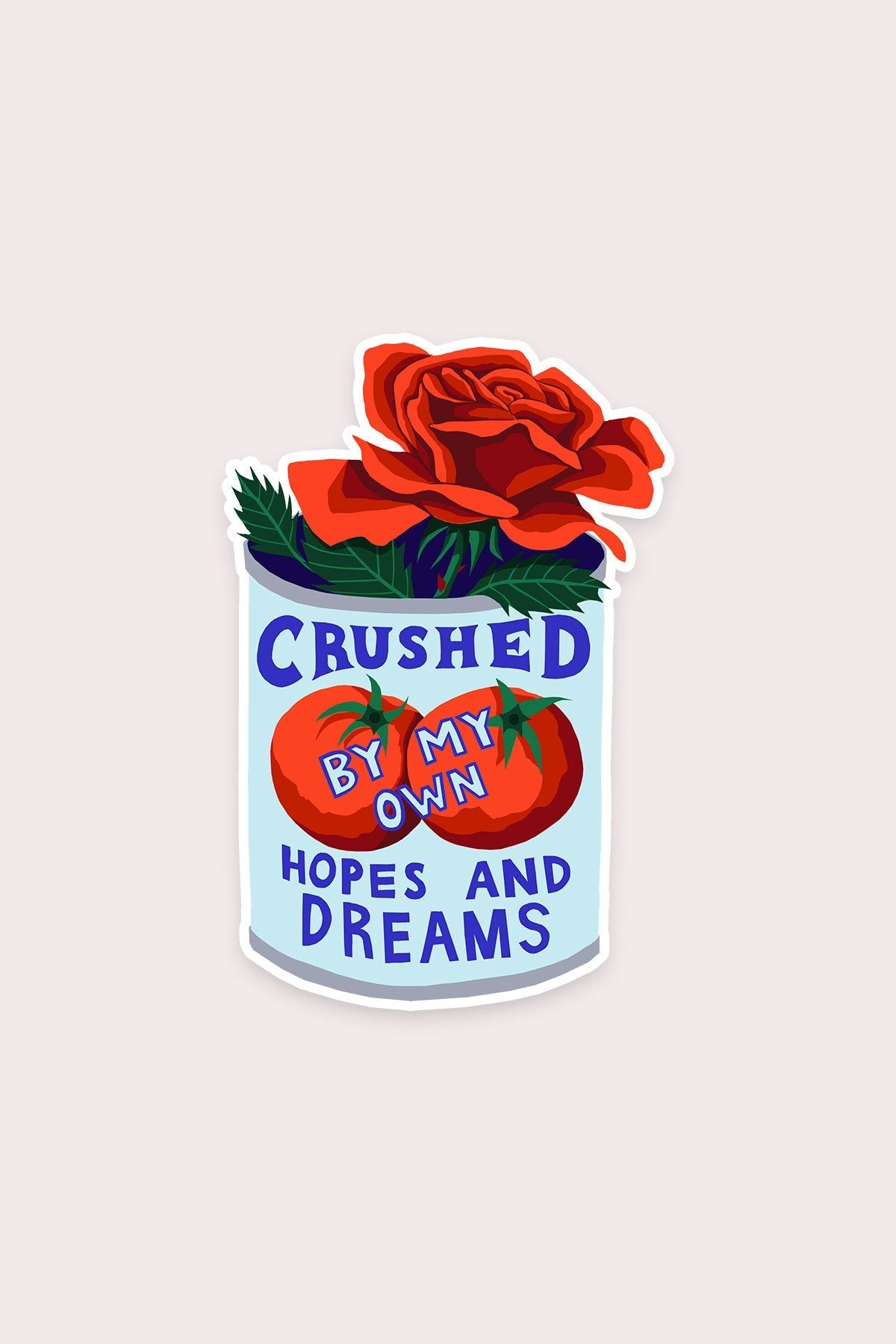Crushed Vinyl Sticker - Proper