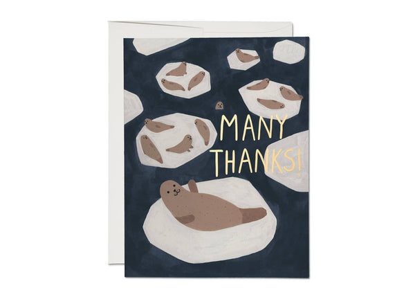 Many Thanks Seal Card - Proper