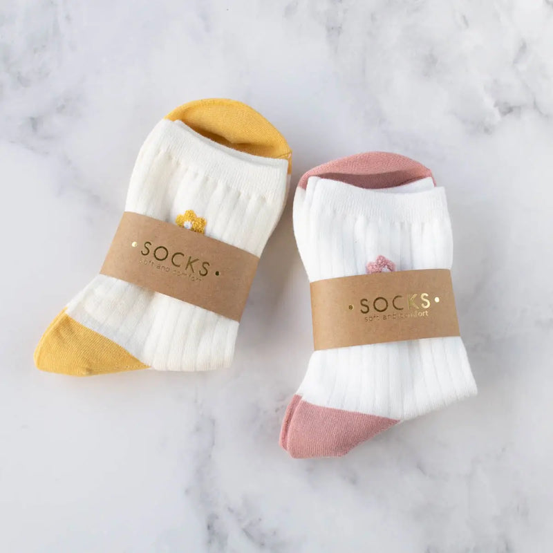 Simple Floral Socks - Proper