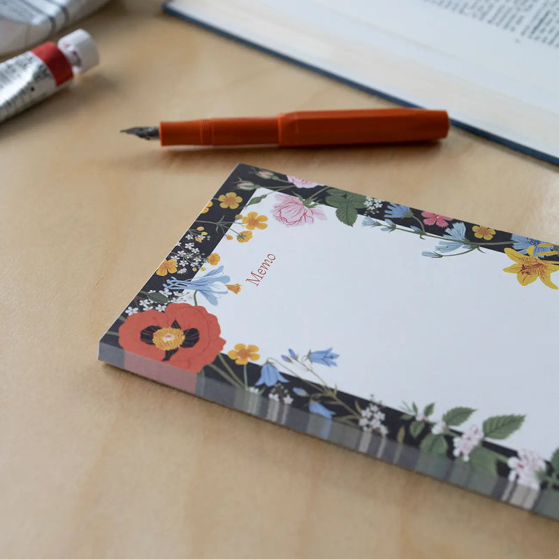 Wild Flowers Memo - Notepad - Proper