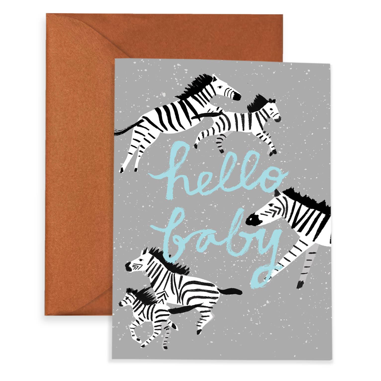 Zebra Moment - Baby Card - Proper