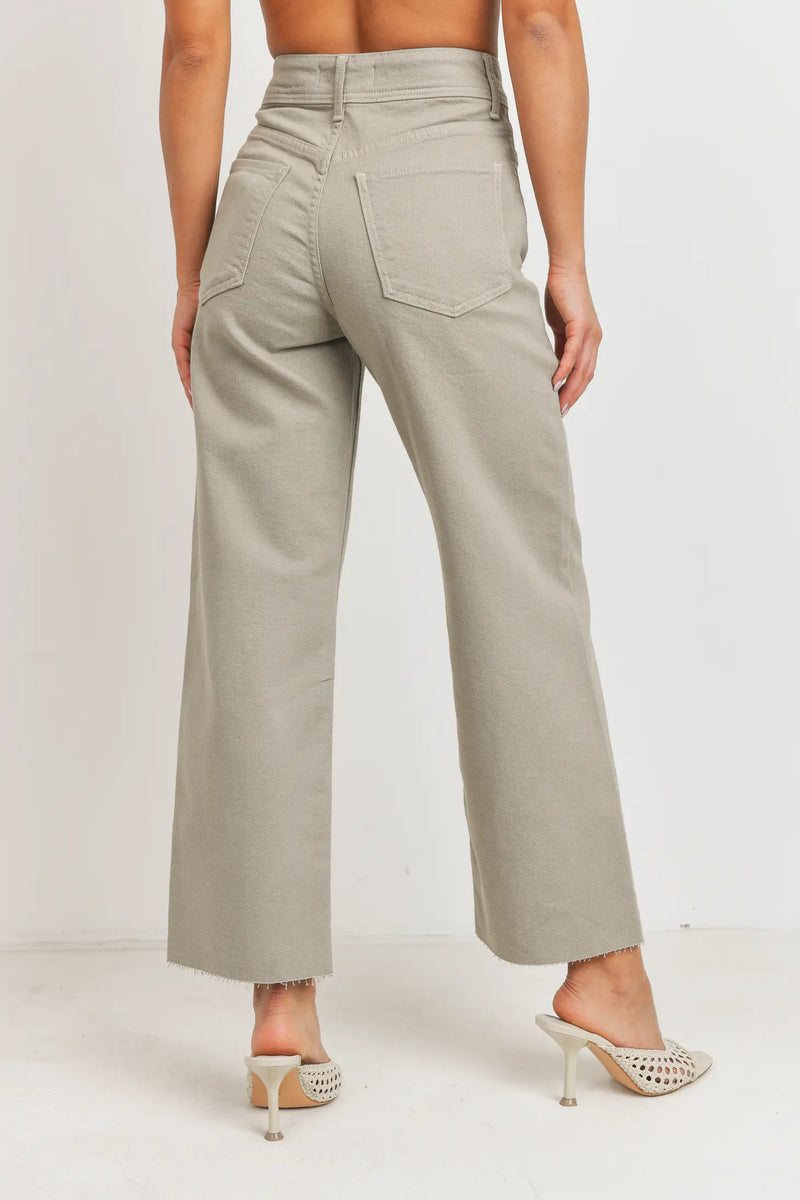 Eucalyptus HR Utility Wide Leg Jeans - Proper