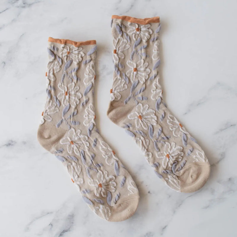 Scattered Floral Socks - Proper