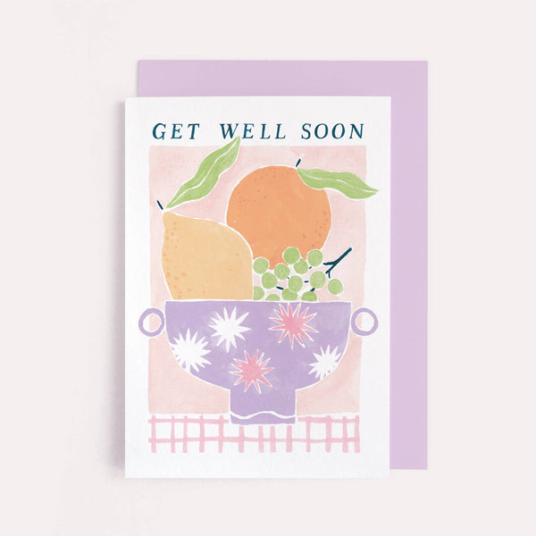 Fruit Get Well Soon Card - Proper