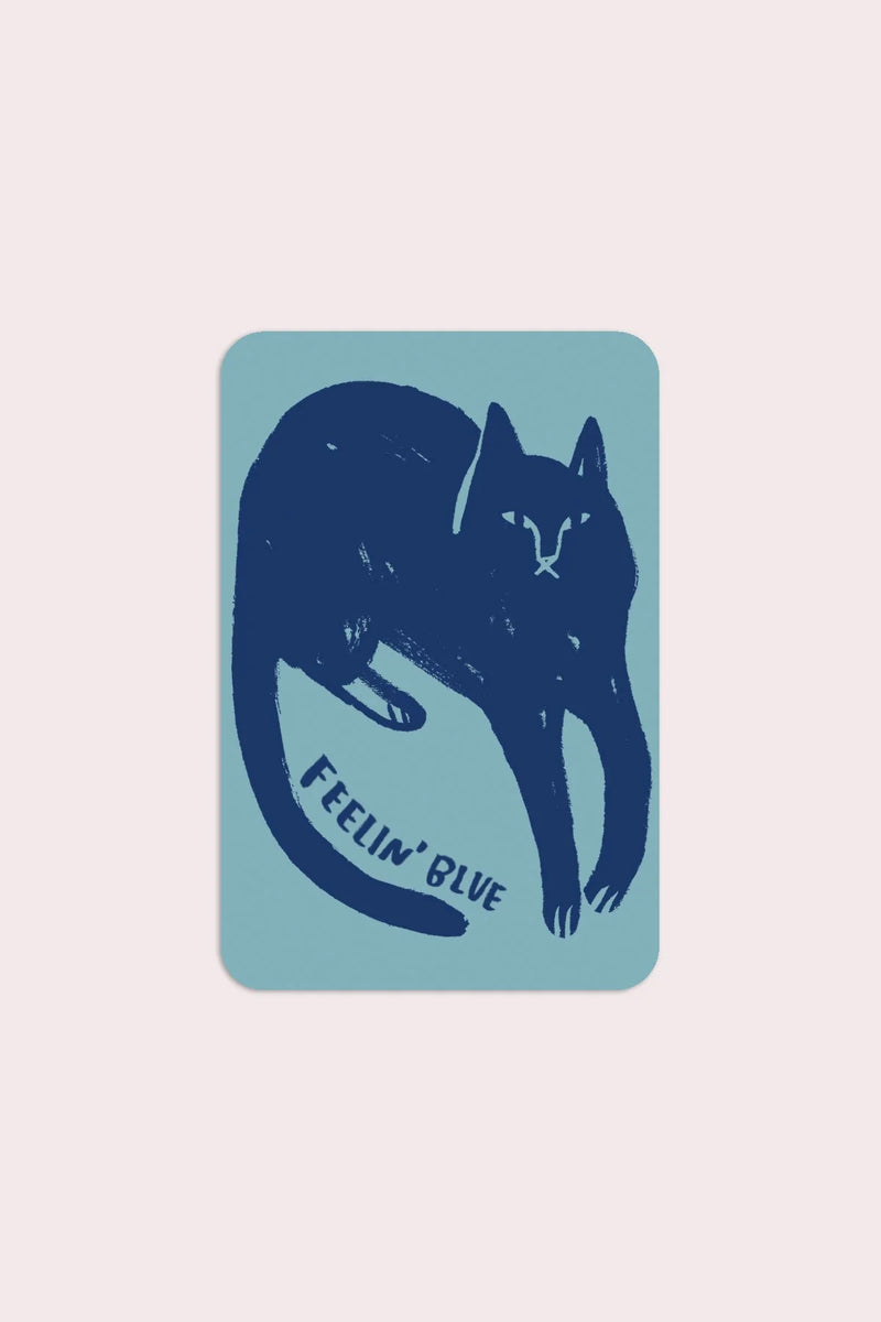 Feelin' Blue Vinyl Sticker - Proper