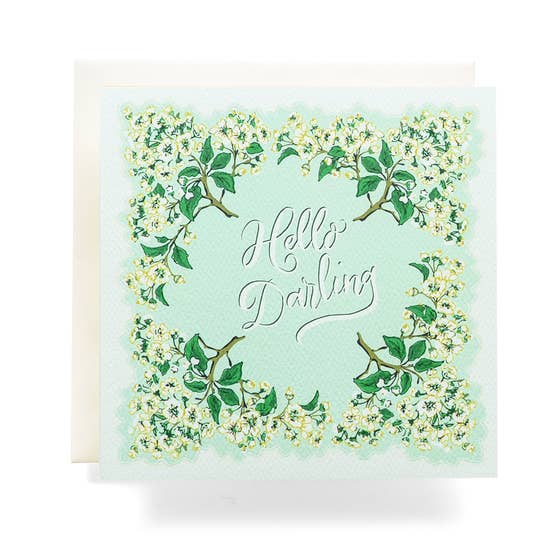 Handkerchief Darling Greeting Card - Proper