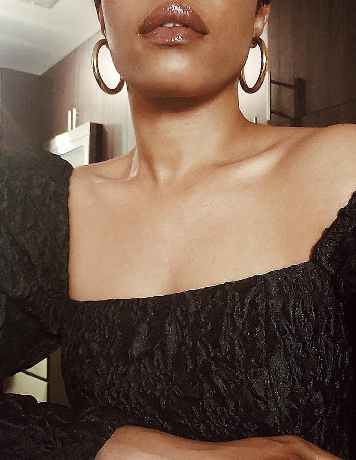 Gold Plated Hoops - Proper