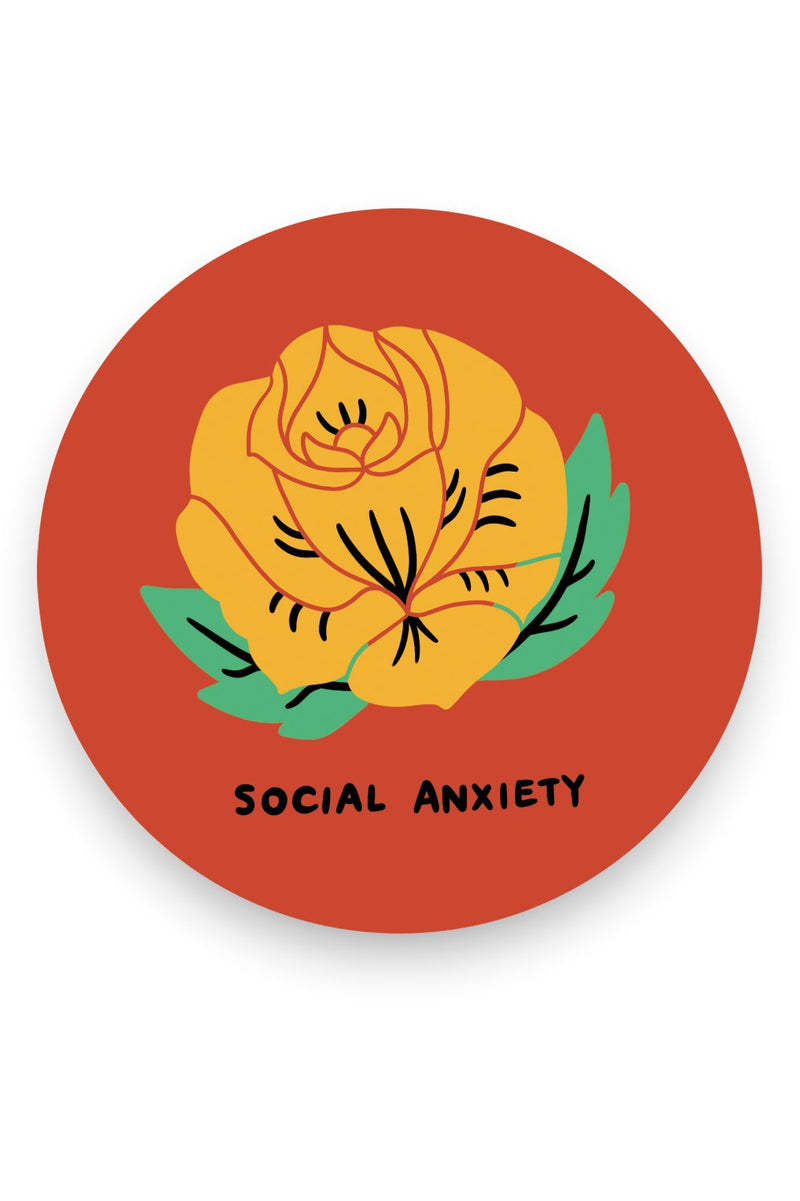 Social Anxiety Sticker - Proper